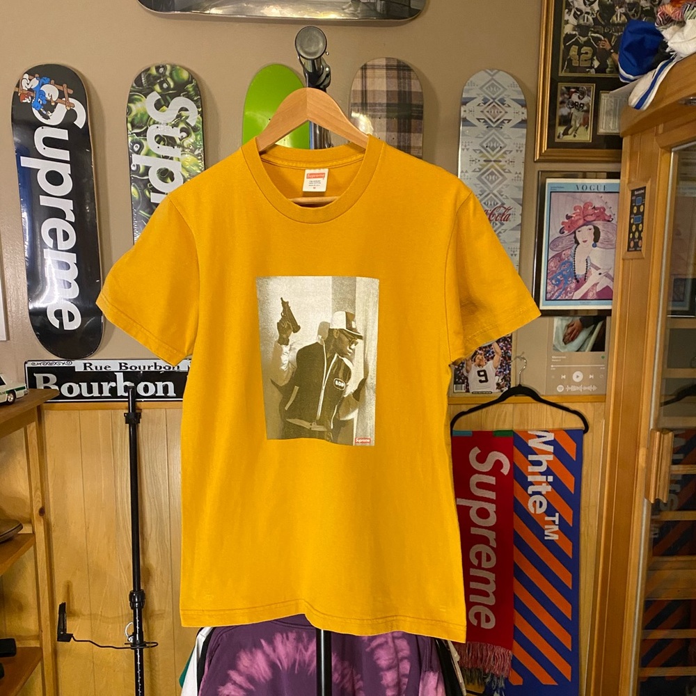 Supreme KRS1 vintage mustard size M